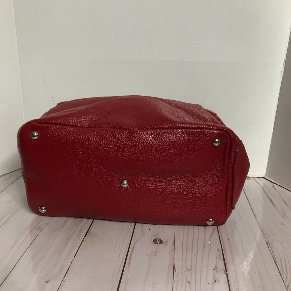 FURLA PEBBLE LEATHER SATCHEL - Picture 9 of 11